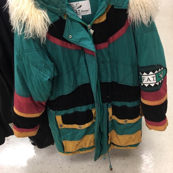 VTG Rare 90’s TRIPLE FAT GOOSE Men M Jacket Coat - Picture 3 of 4